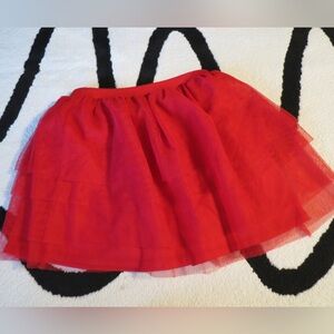 Circo Red Tulle Skirt